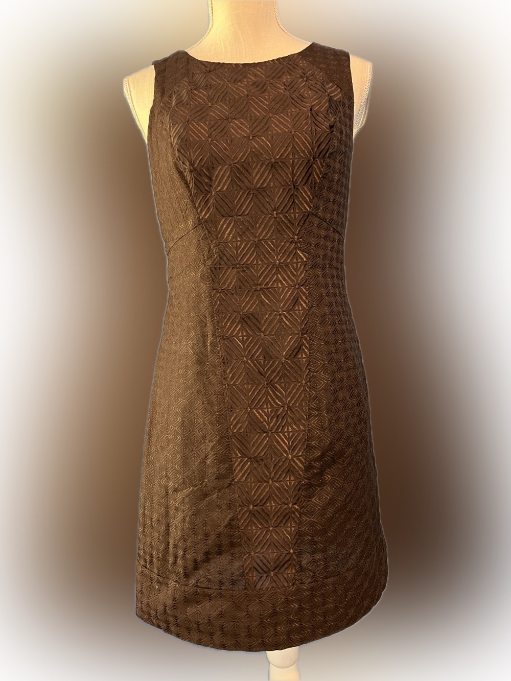White House Black Market Geometric Mini Dress Size 2